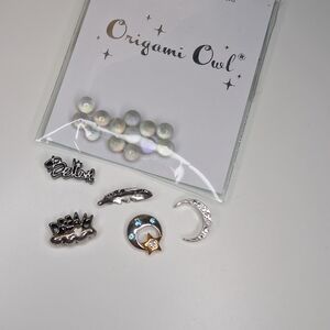 Origami Owl Silver and Gold Charm Collection